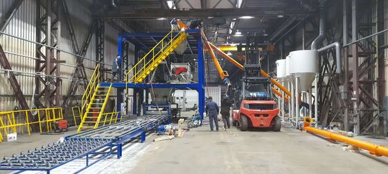 Напряжение 380v Автоматическая мебель XPS изоляционная плитка Защитная панель Линия производства