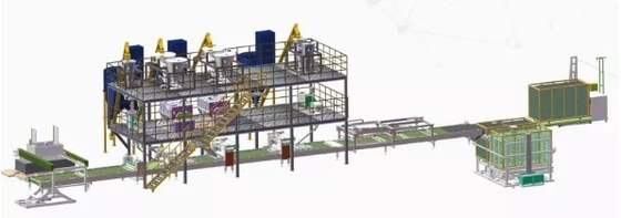 Машины для изготовления досок 1-10 мм / Машины для производства досок из твердой древесины для Mgo Mgcl Saw Dust