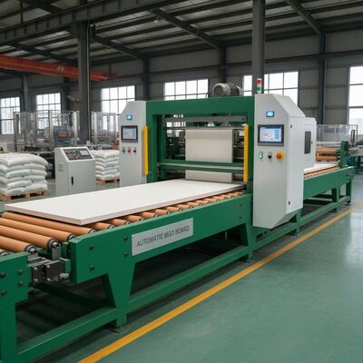 Автоматическая машина для изготовления картонного магния, включающая измененный цвет продукции для получения результатов производства картонного оксида магния