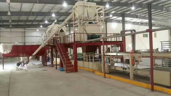 Производственная линия панели стены цемента волокна компактной текстуры автоматическая